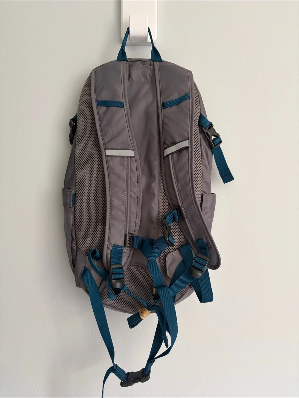 Ozark Trail Gray Backpack with Teal Accent Straps